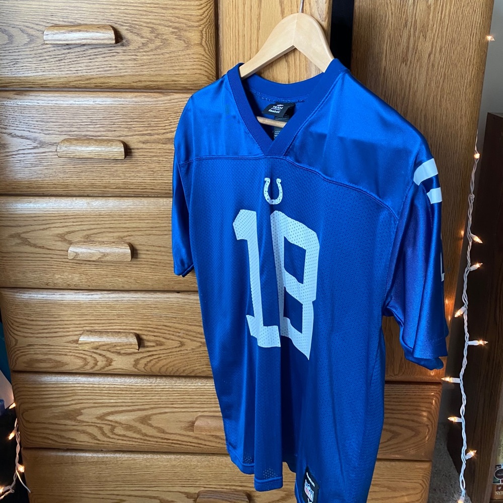 Size XL Youth Reebok NFL Colts Peyton Manning Jrsy